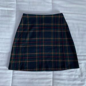 brandy melville plaid skirt